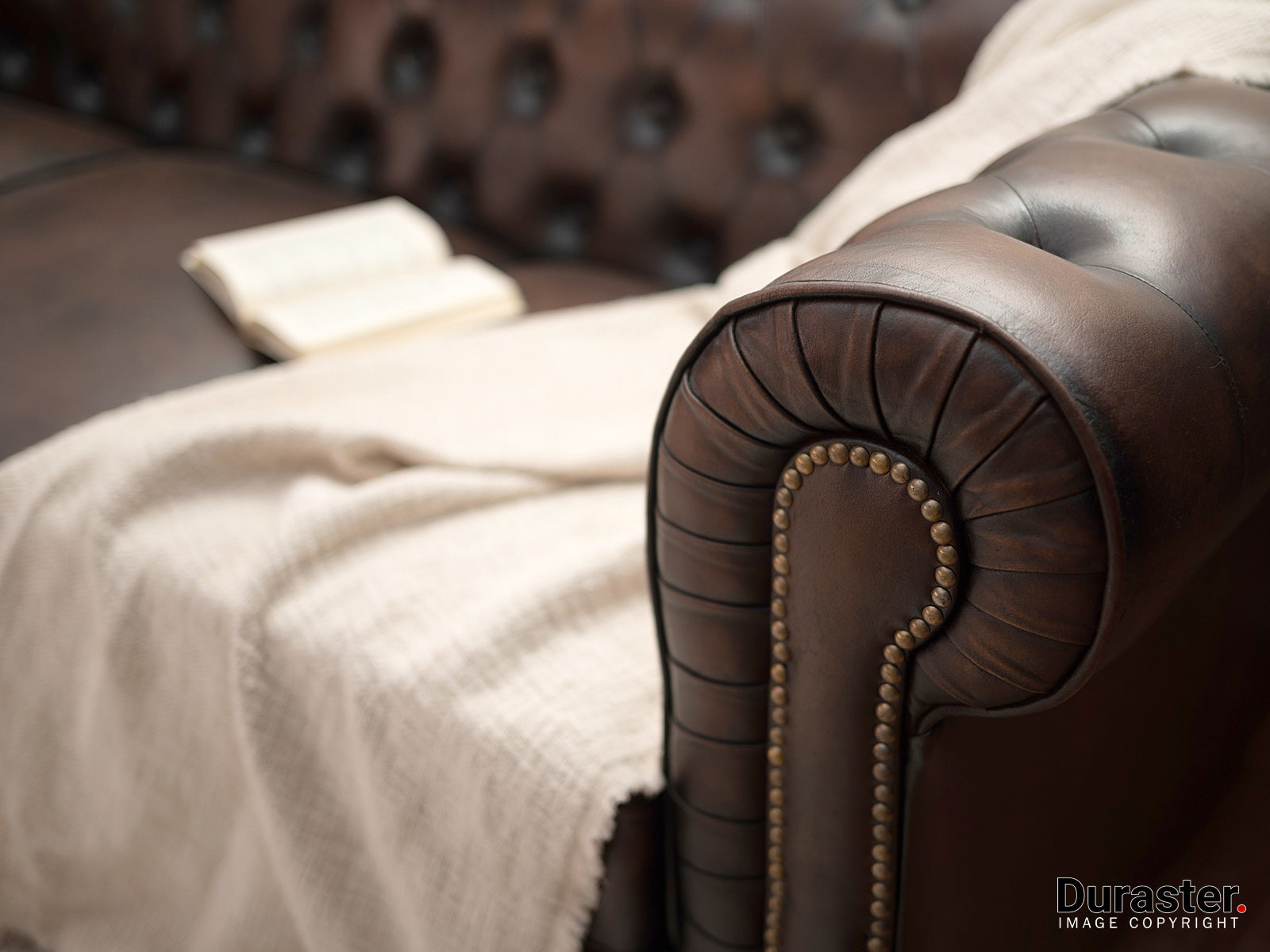 Duraster Chesterfield Traditional Three Seater Sofas #3 - Image 3