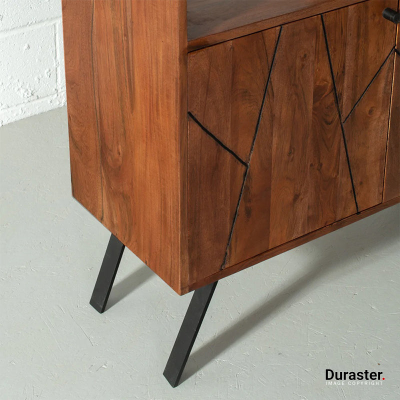 Brooklyn Acacia Wood Bookshelf #16 - Image 4
