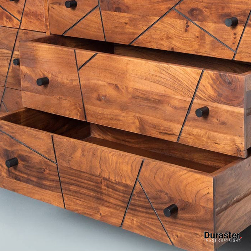 Brooklyn Acacia Wood Chest Of Drawers #13 - Image 3