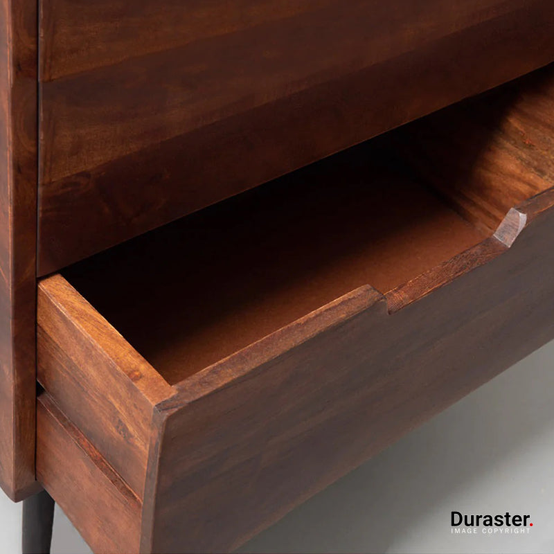 Brooklyn Acacia Wood Nightstand #9 - Image 5