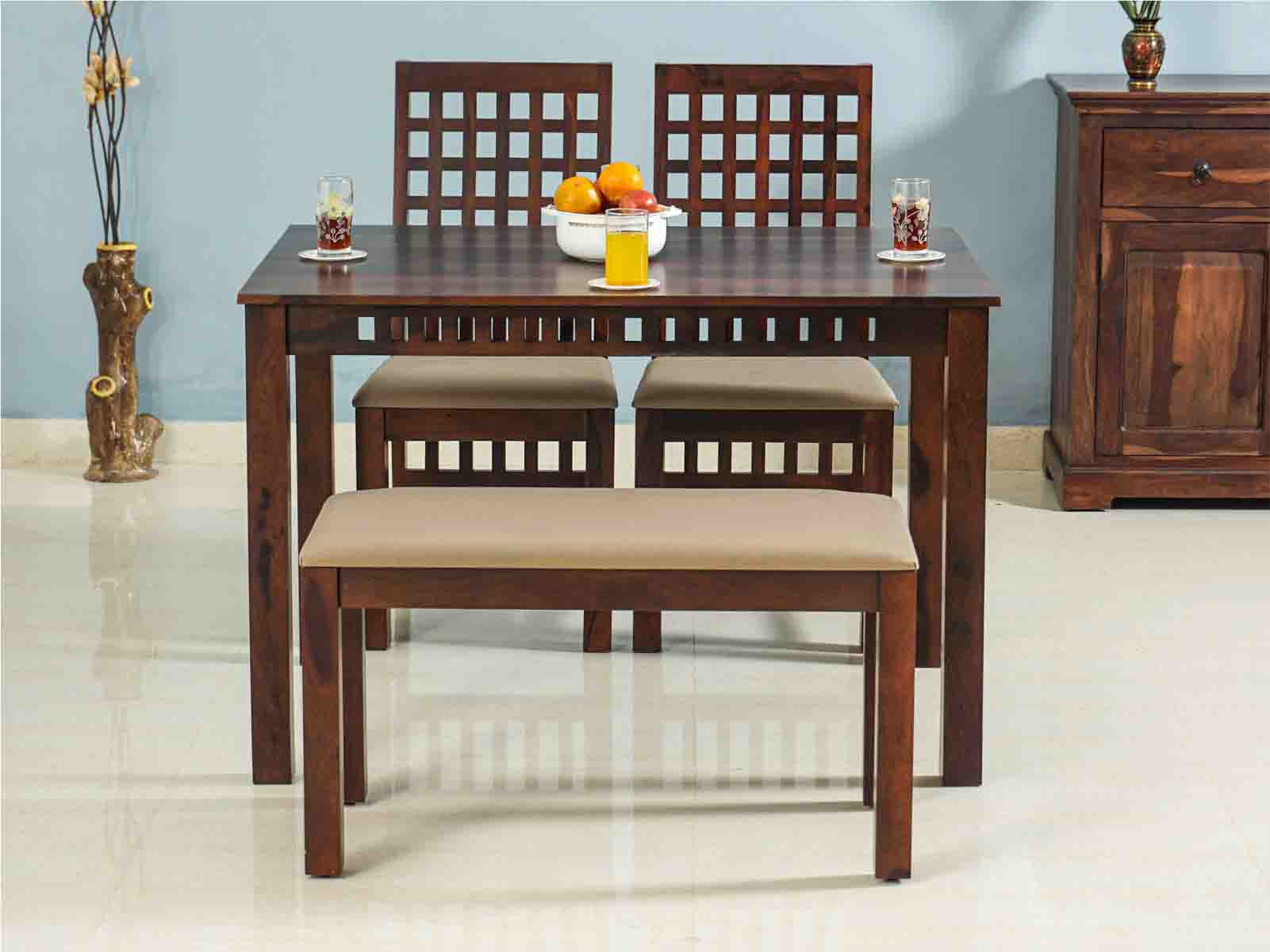 Duraster Ummed Dining Set 4 Seater & One Bench # 01 - Image 2