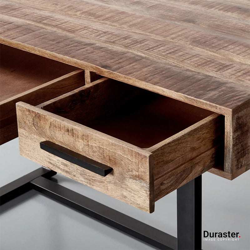 Brooklyn Mango Wood Writing Desk #3 - Image 6