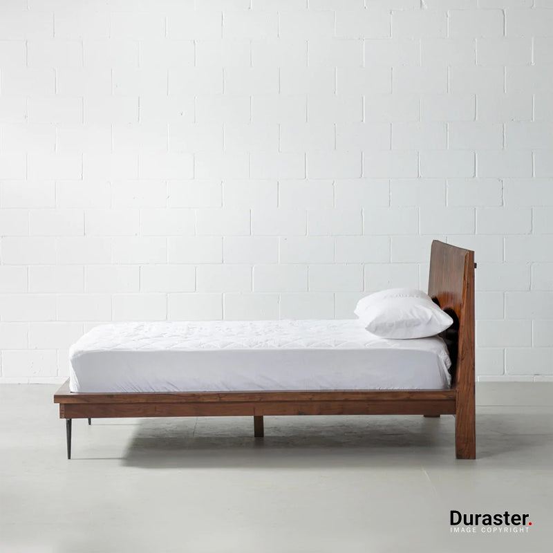 Brooklyn Acacia Wood Bed #8 - Image 3