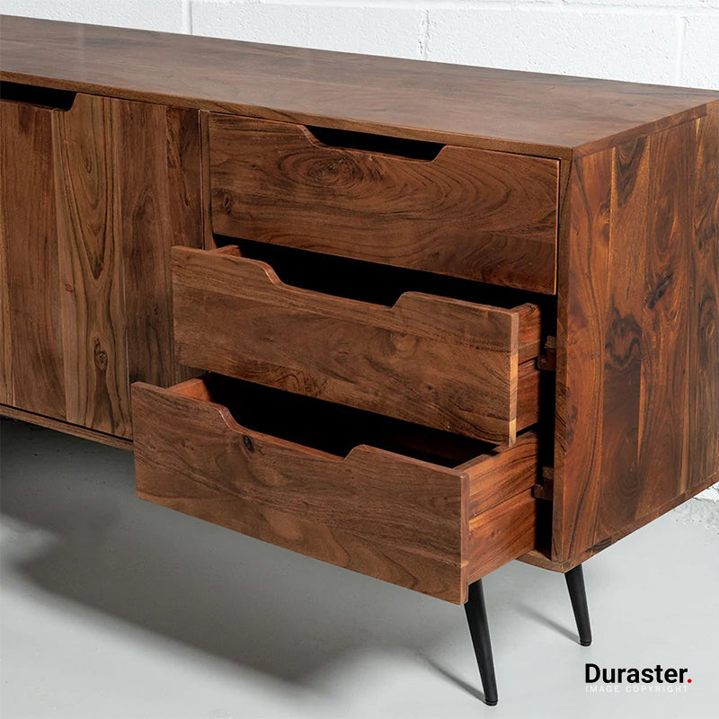 Brooklyn Acacia Wood Side Board #10 - Image 5