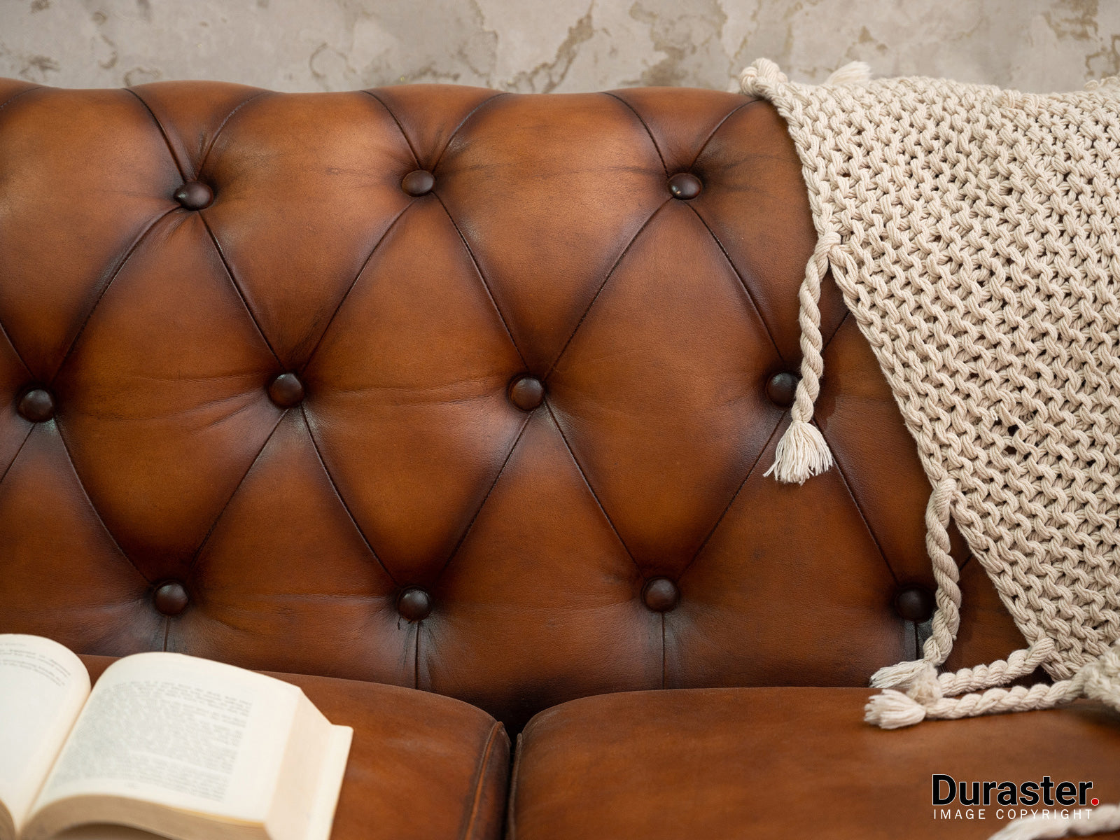 Duraster Chesterfield Traditional Three Seater Sofas #8 - Image 5