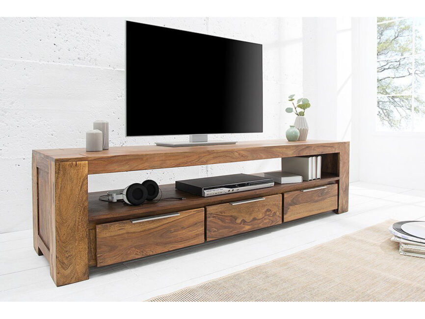 Sheesahm Wood TV Unit Cabinet