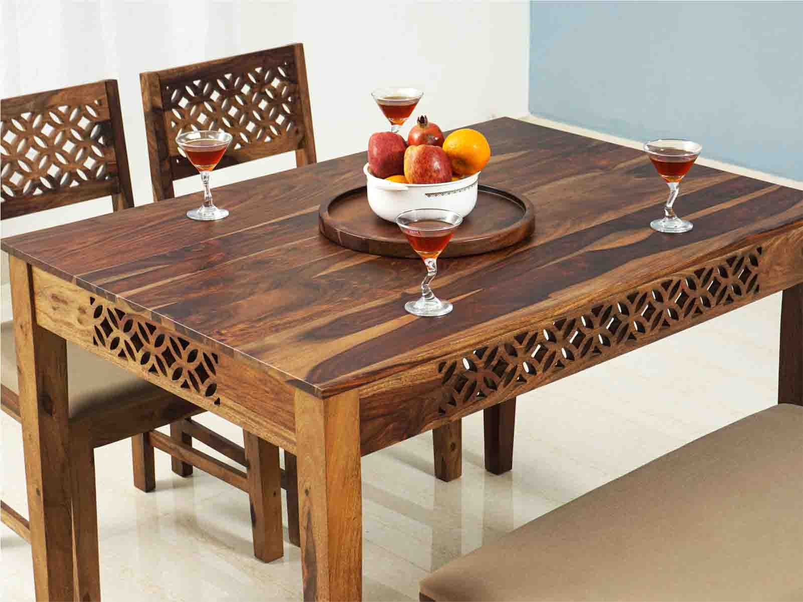 Duraster Elementary Dining Table Set 4 Seater & Bench # 5 - Image 3