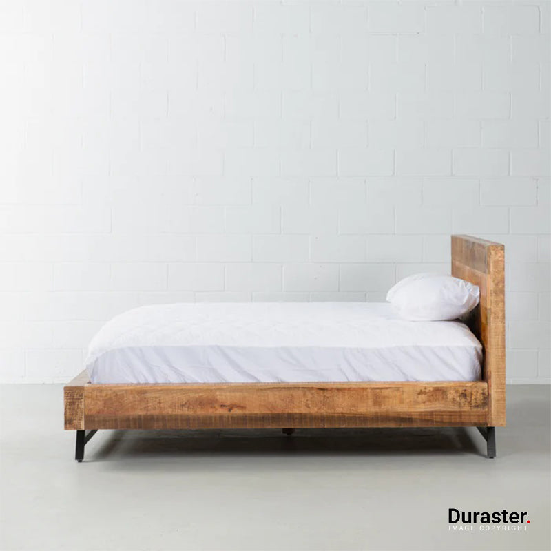 Brooklyn Mango Wood Bed #1 - Image 3