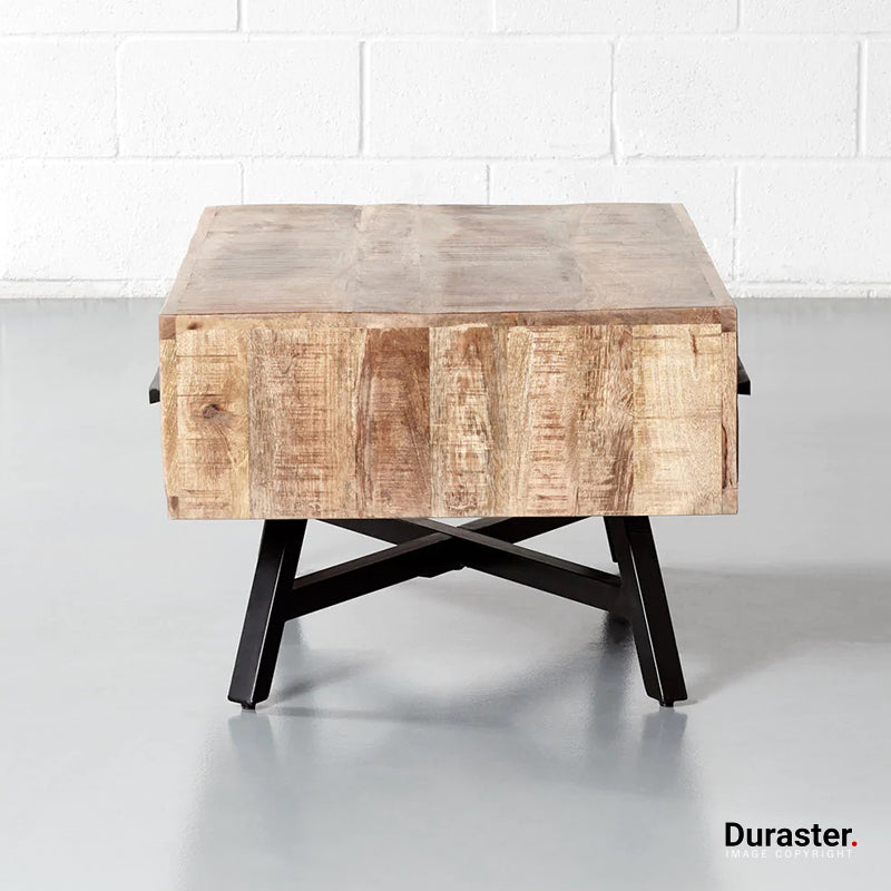 Brooklyn Mango Wood Coffee Table #6 - Image 5