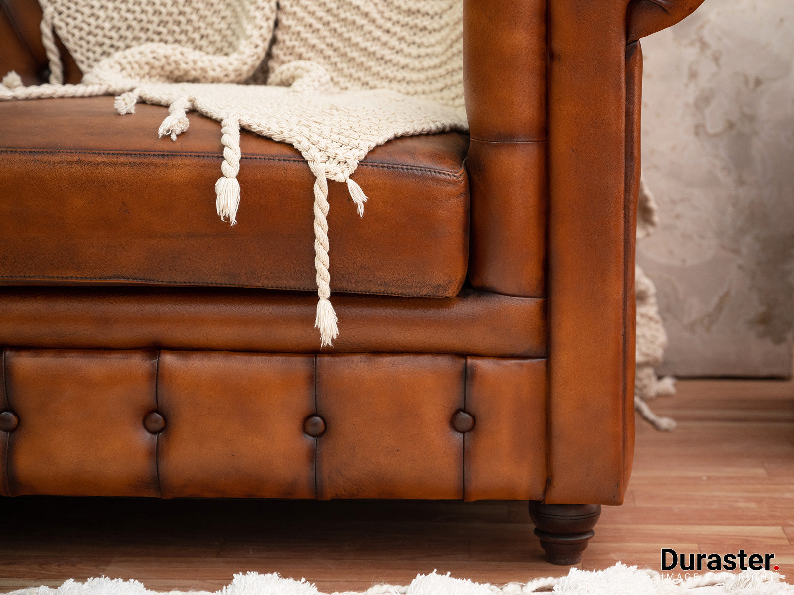 Duraster Chesterfield Traditional Two Seater Sofas #6 - Image 5