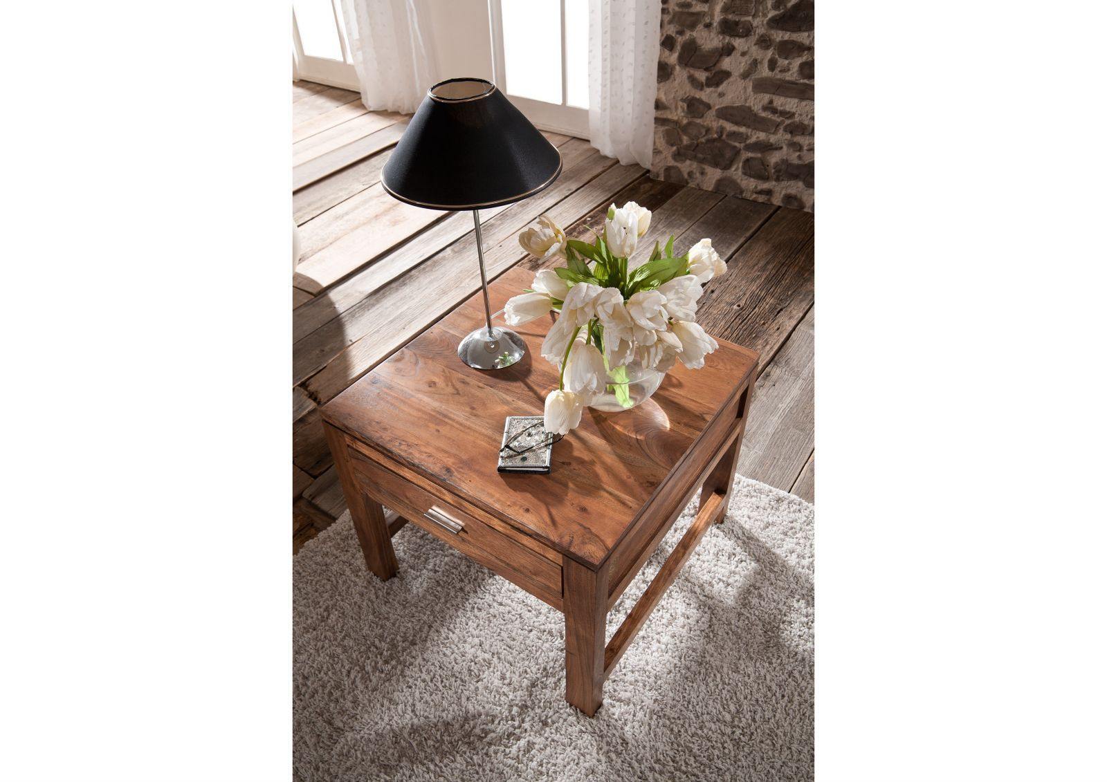 Bison Elegant multi-utility Side Table with Drawer - Duraster