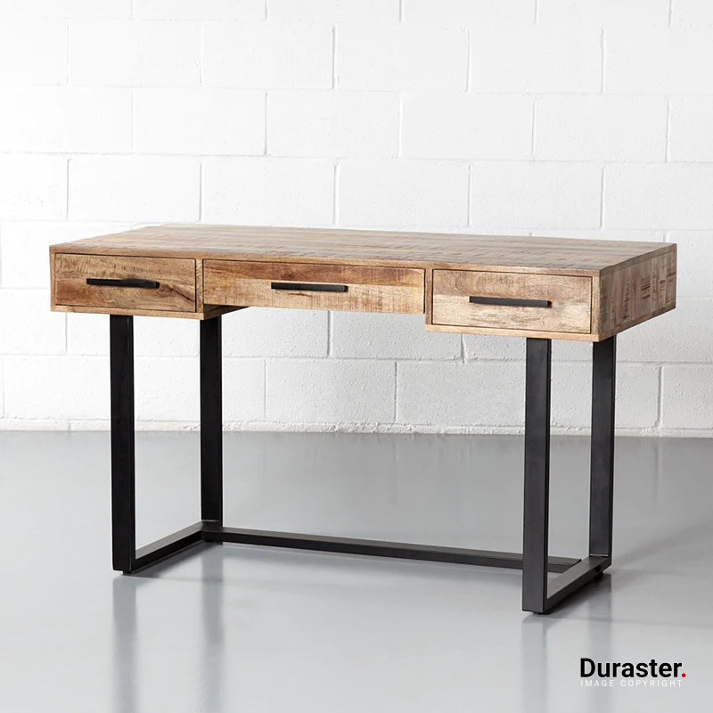 Brooklyn Mango Wood Writing Desk #3 - Image 3