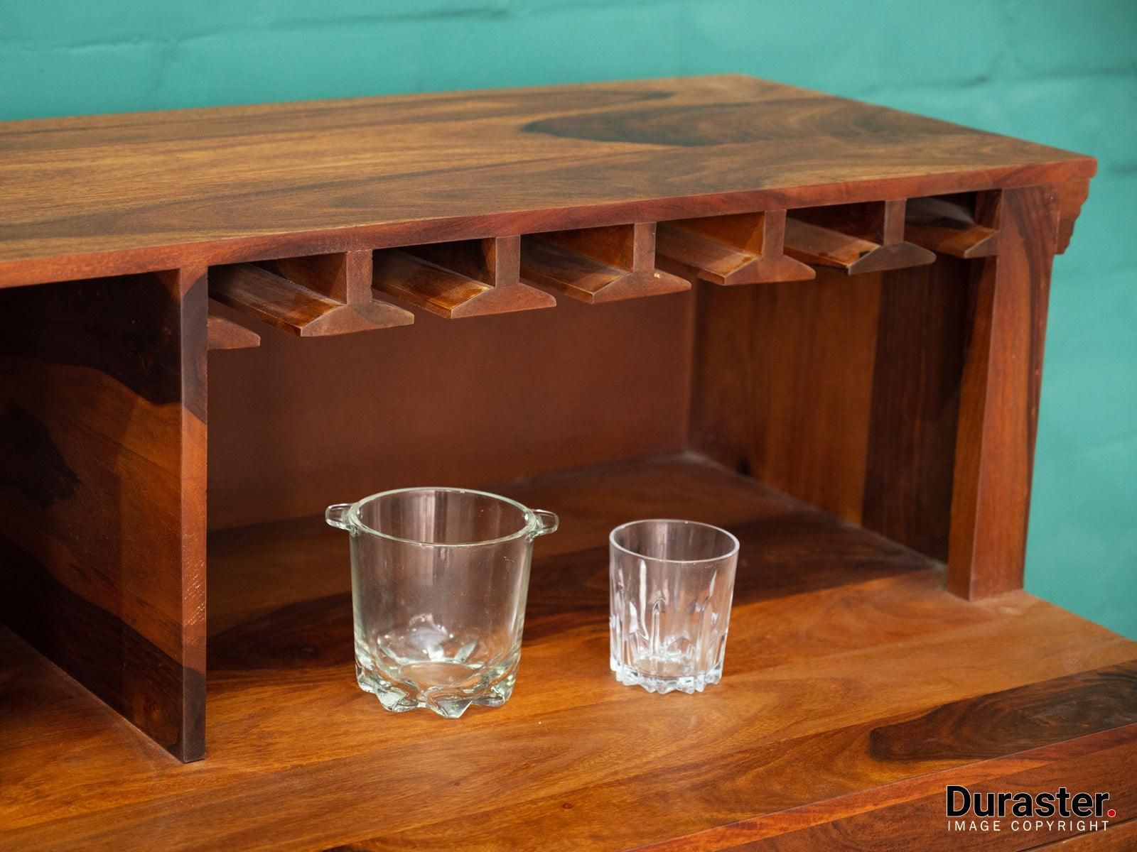 Vismit Sheesham Classic Bar Cabinet #2 - Duraster