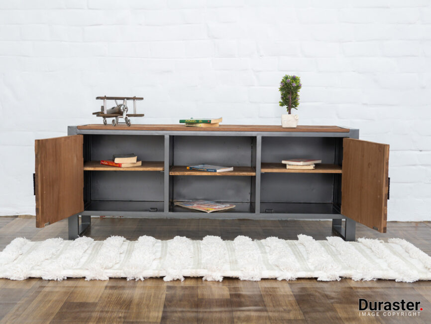 Recycled Wood TV Unit Cabinet