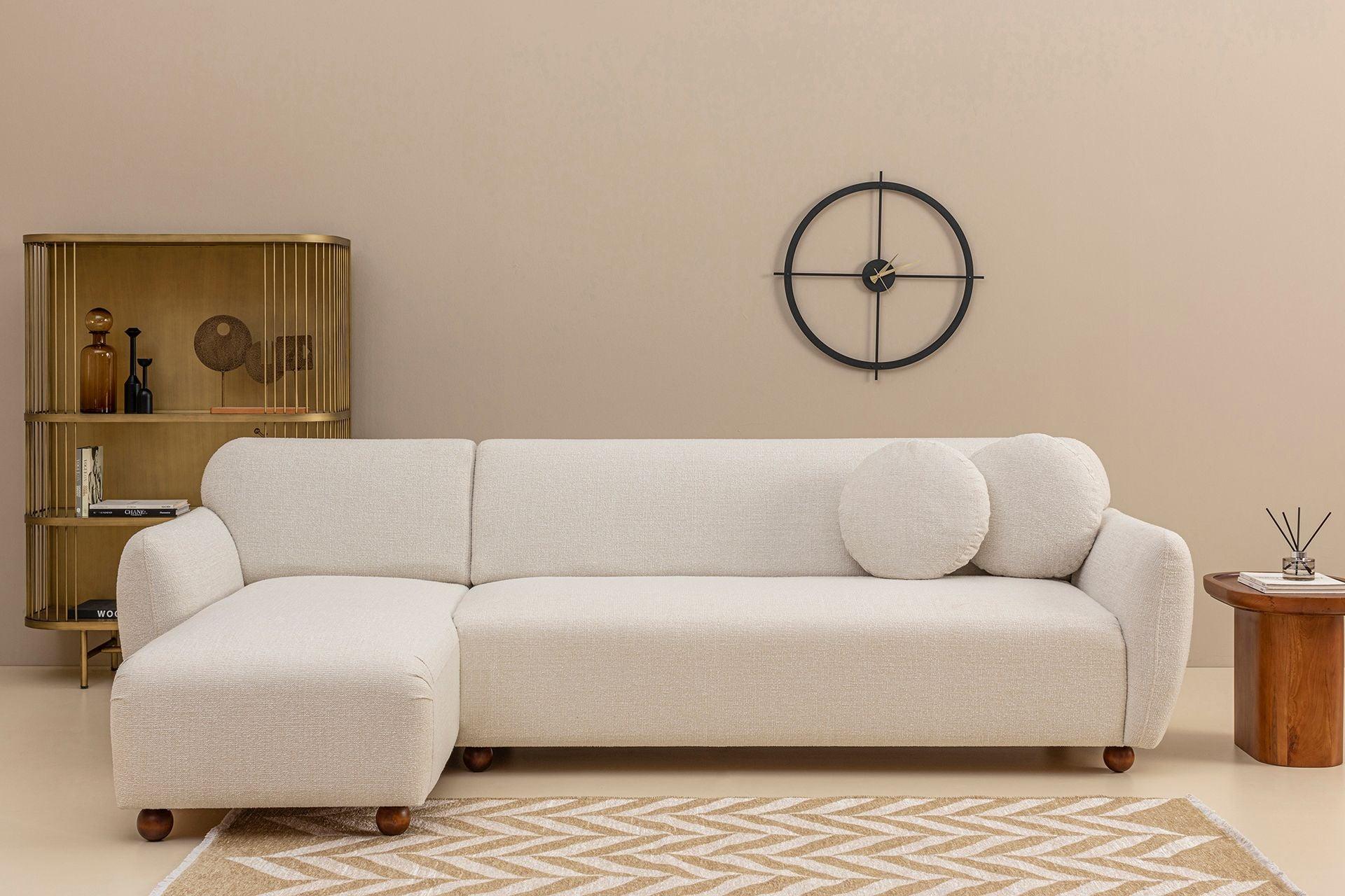 Diana Corner Sofa Ecru#7 - Duraster