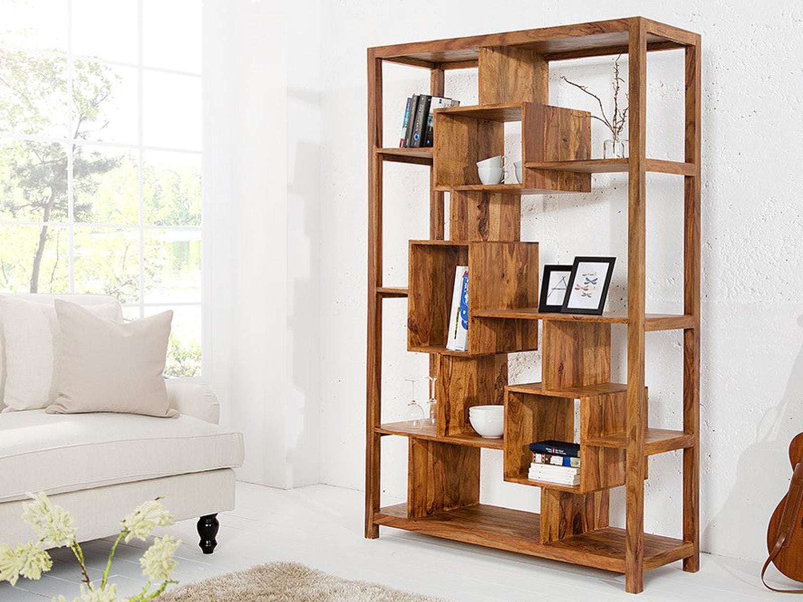 Sheesham Wood Bookshelf