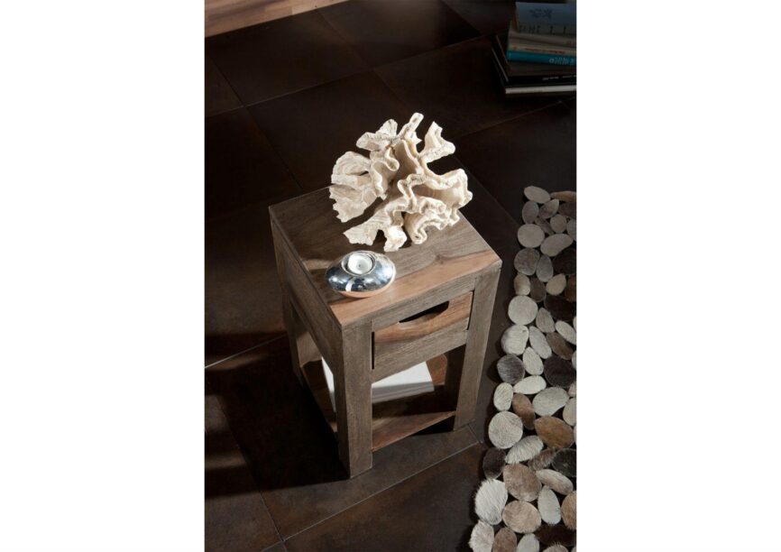 Alpaca Modern Sheesham Wood Side Table #2 - Duraster