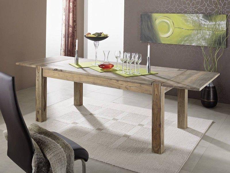 Alpaca Modern Sheesham Wood Dining Table #4 - Duraster