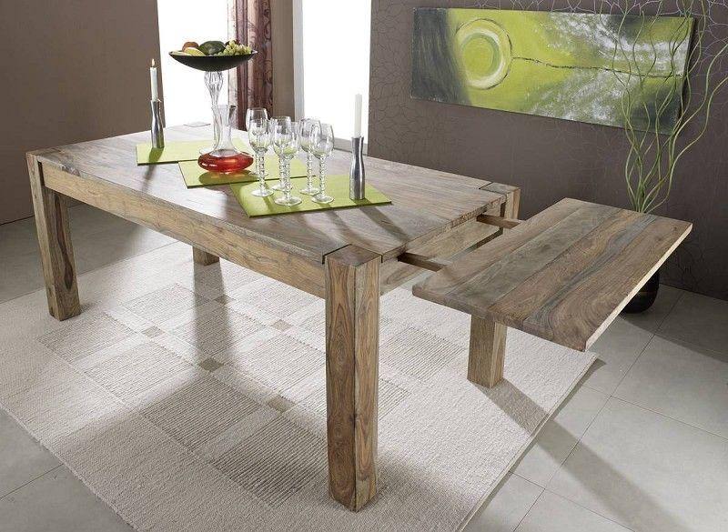 Alpaca Modern Sheesham Wood Dining Table #4 - Duraster