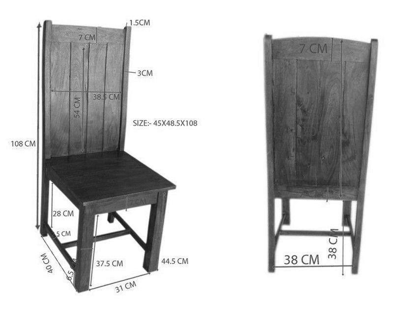 Aristocrat Acacia Modern Chair #2 - Duraster