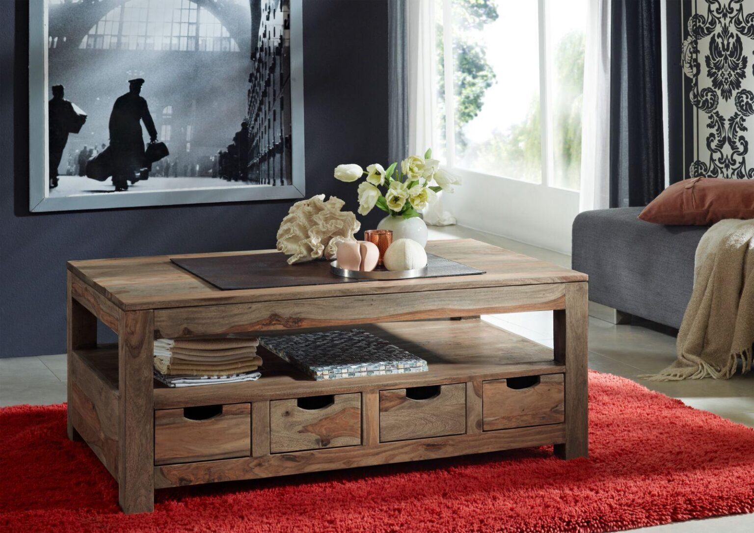 Alpaca Modern Sheesham Coffee Table #1 - Duraster