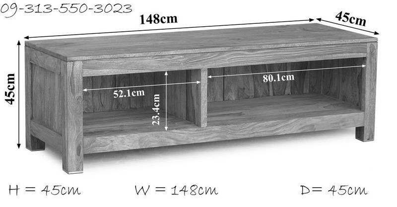 Alpaca Modern Sheesham TV Unit #2 - Duraster