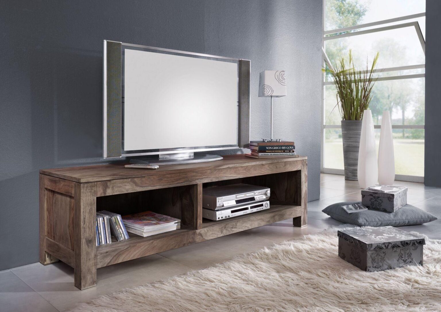 Alpaca Modern Sheesham TV Unit #2 - Duraster