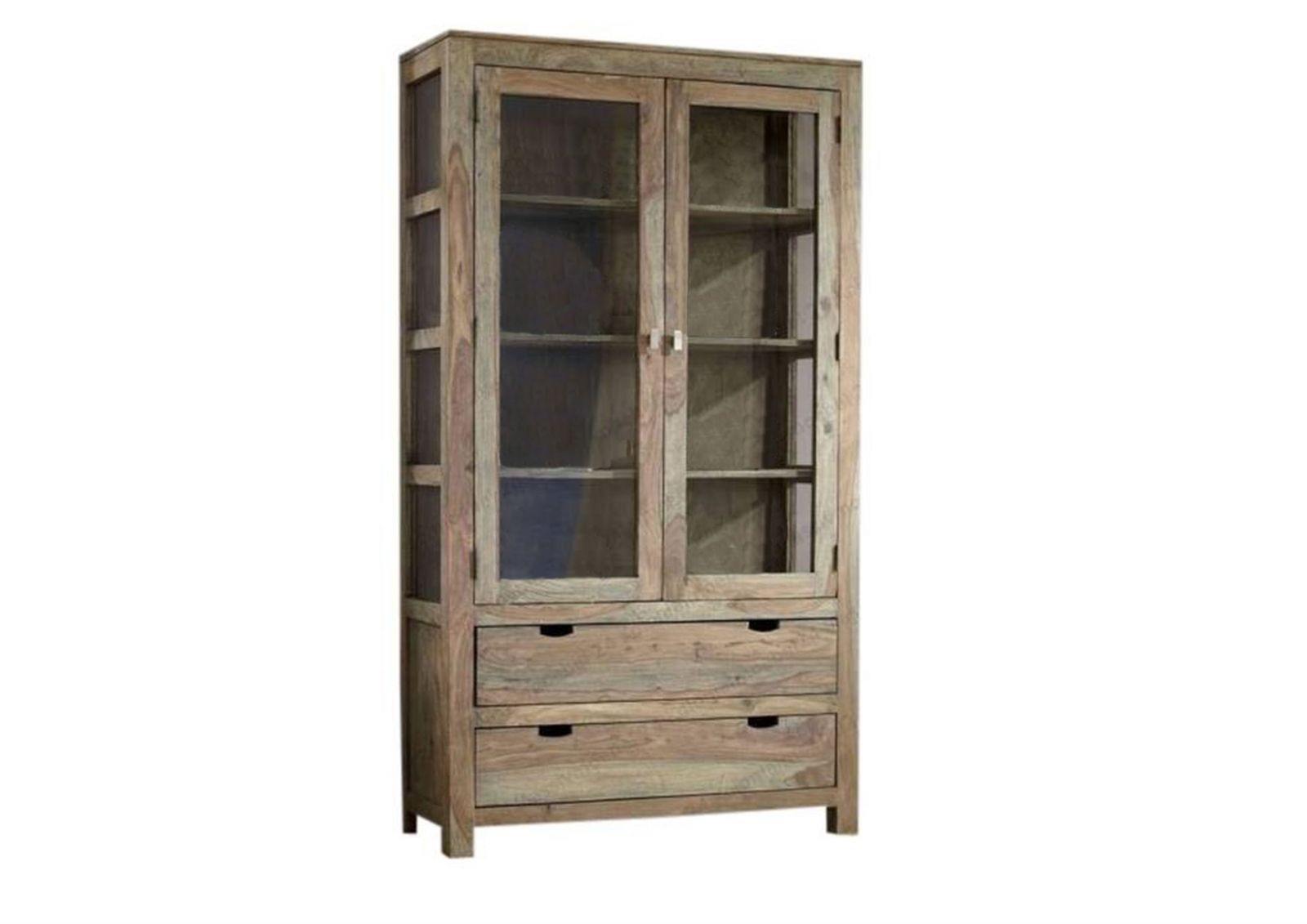 Alpaca Modern Sheesham Display Cabinet #7 - Duraster