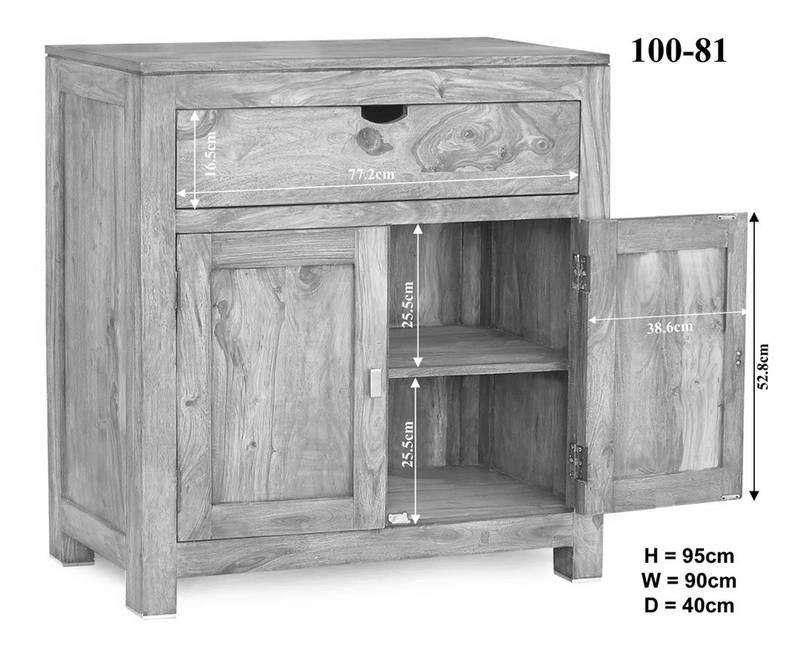 Alpaca Modern Sheesham Dresser Cabinet #4 - Duraster