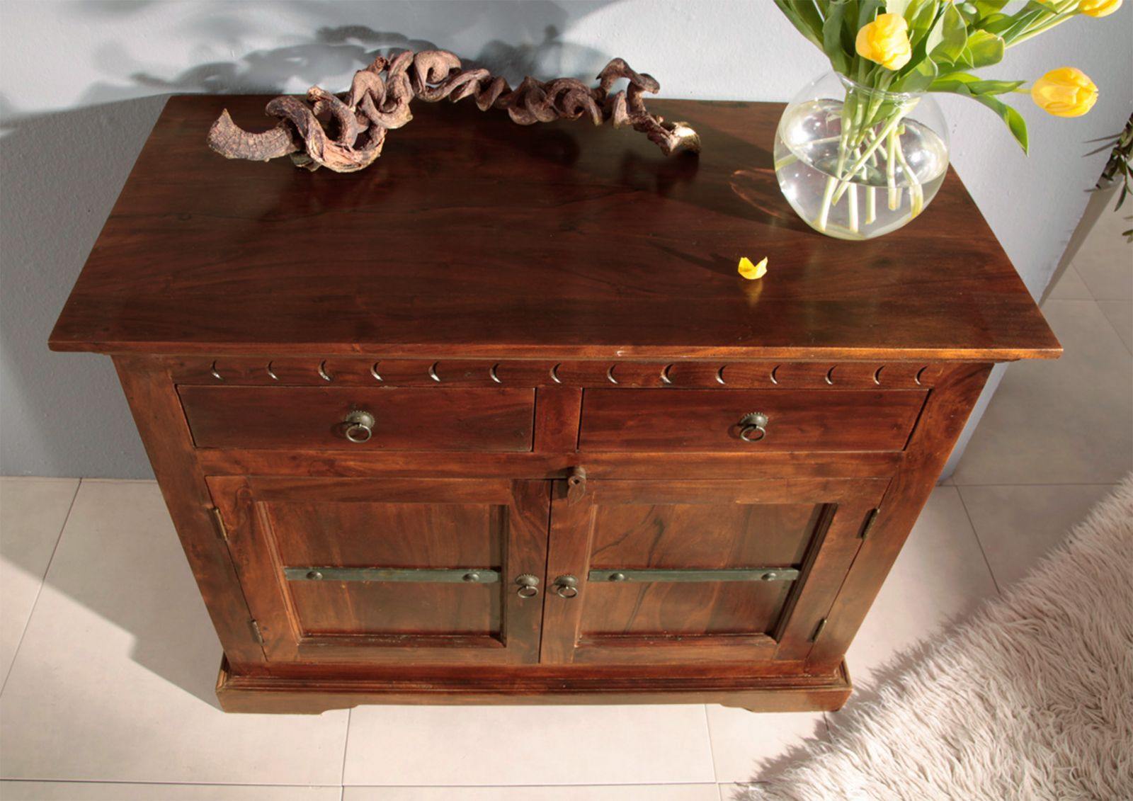 Aristocrat Colonial Acacia Wood Dresser Cabinet #5 - Duraster