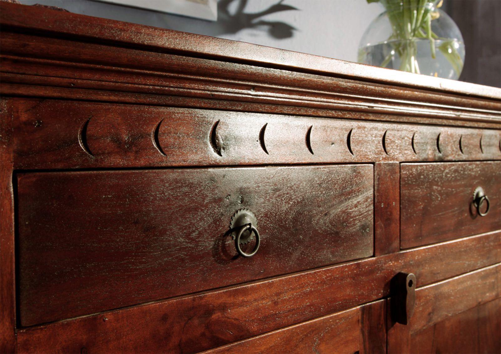 Aristocrat Colonial Acacia Wood Dresser Cabinet #5 - Duraster