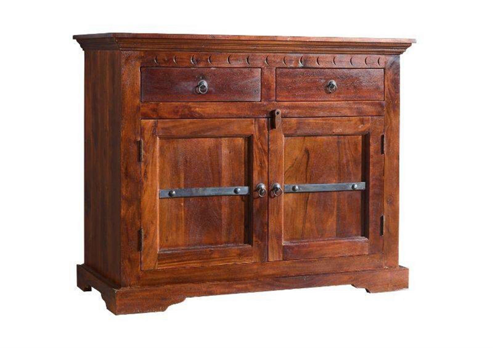 Aristocrat Colonial Acacia Wood Dresser Cabinet #5 - Duraster