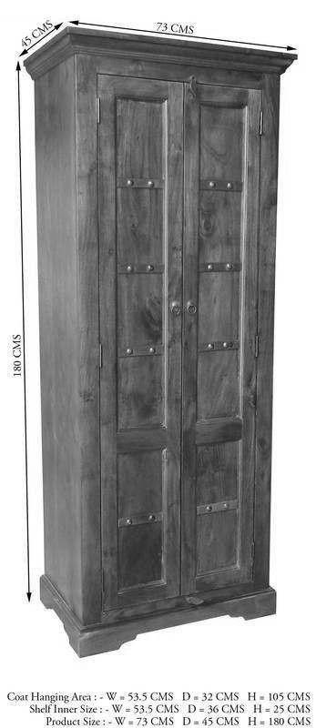 Aristocrat Colonial Acacia Wood Cabinet #4 - Duraster