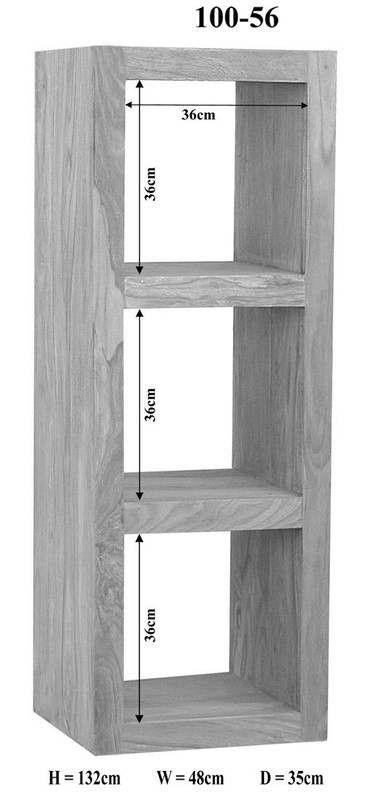 Alpaca Modern Sheesham Wood Shelf #3 - Duraster