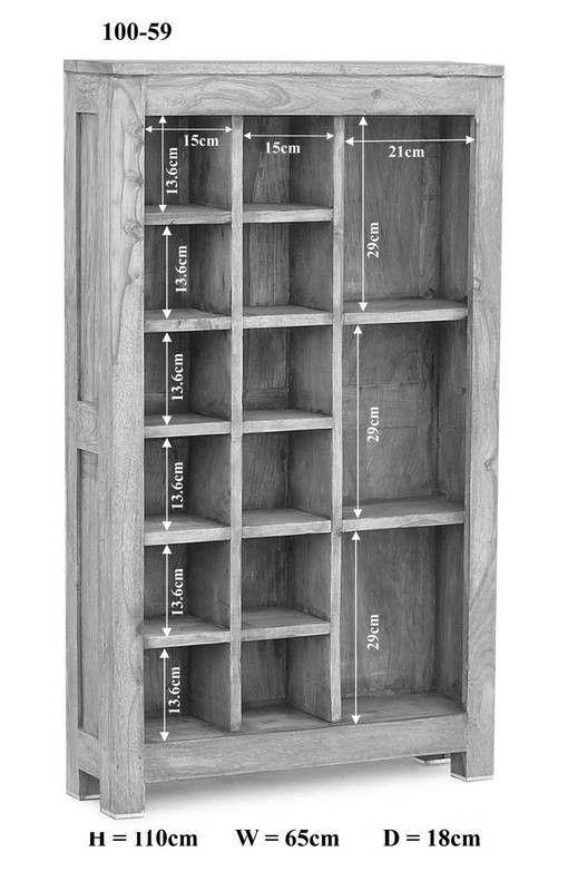 Alpaca Modern Sheesham Wood Book Shelf #1 - Duraster