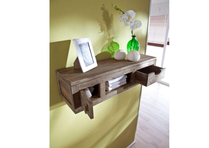 Alpaca Modern Sheesham Wood Wall Cabinet #19 - Duraster