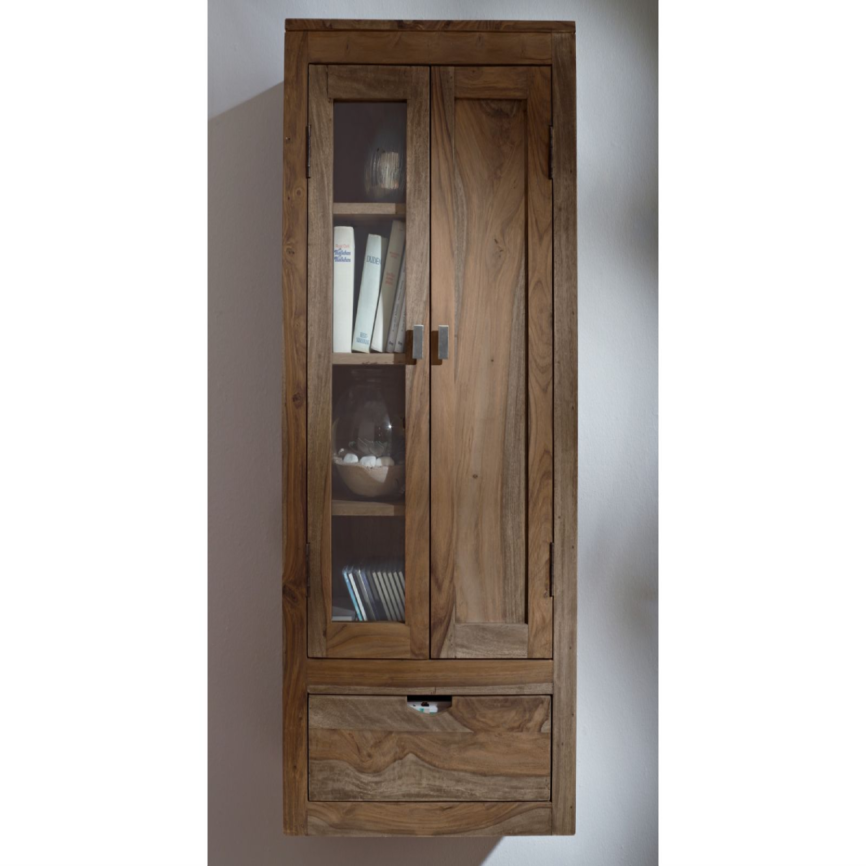 Alpaca Modern Sheesham Wood Hanging Cabinets #12 - Duraster