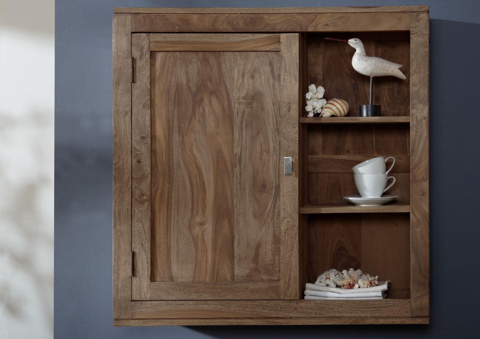 Alpaca Modern Sheesham Hanging Cabinet #5 - Duraster