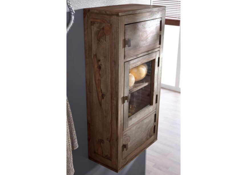 Alpaca Modern Sheesham Wood Hanging Cabinet #11 - Duraster