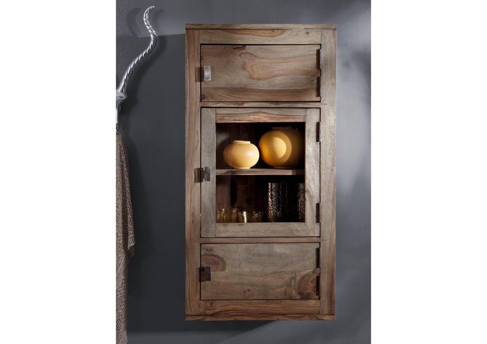 Alpaca Modern Sheesham Wood Hanging Cabinet #11 - Duraster