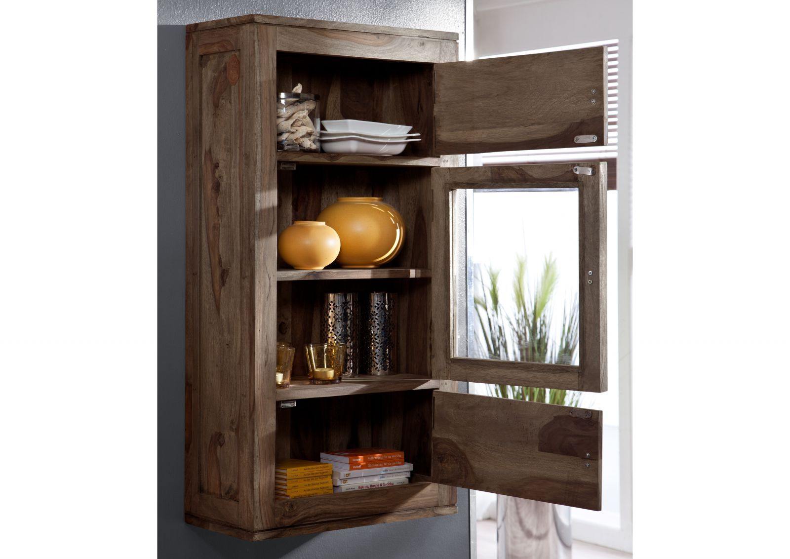 Alpaca Modern Sheesham Wood Hanging Cabinet #11 - Duraster