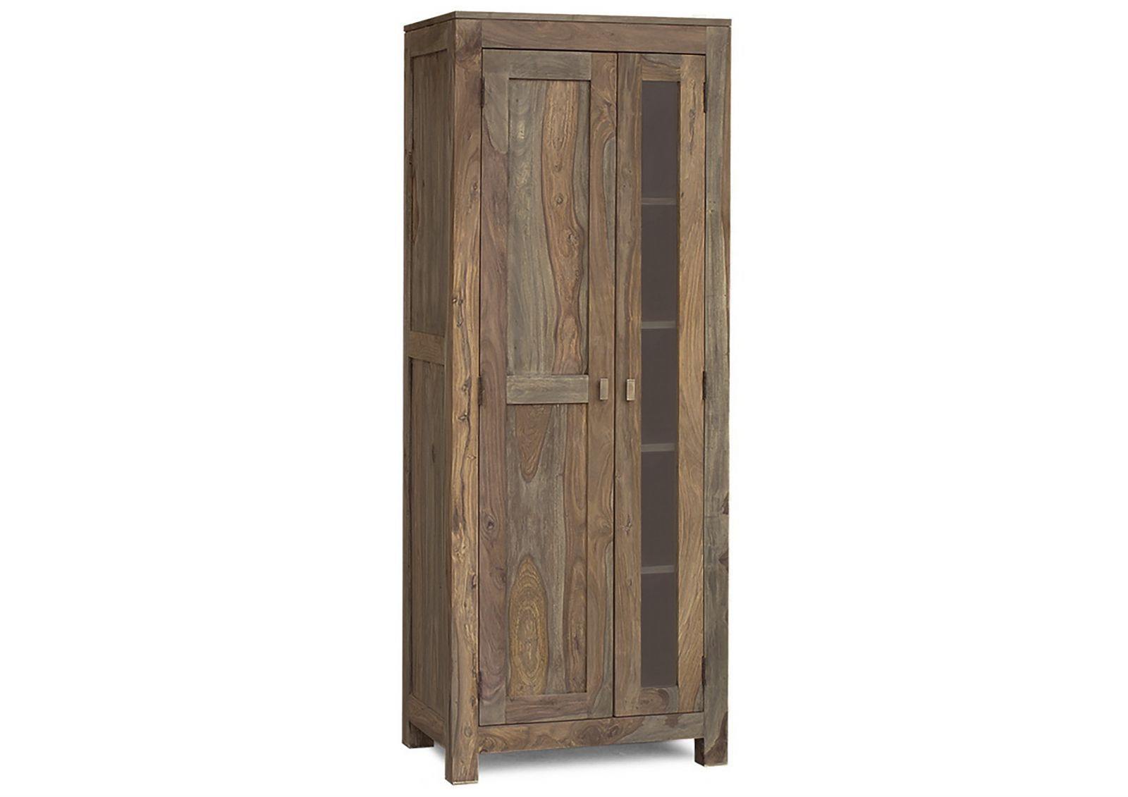 Alpaca Modern Sheesham Wood Wardrobe Cabinet #16 - Duraster