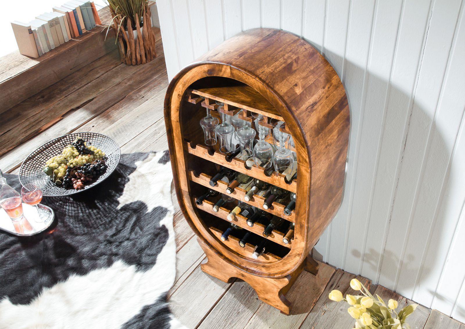 Aristocrat Acacia Antique Wine Rack #1 - Duraster