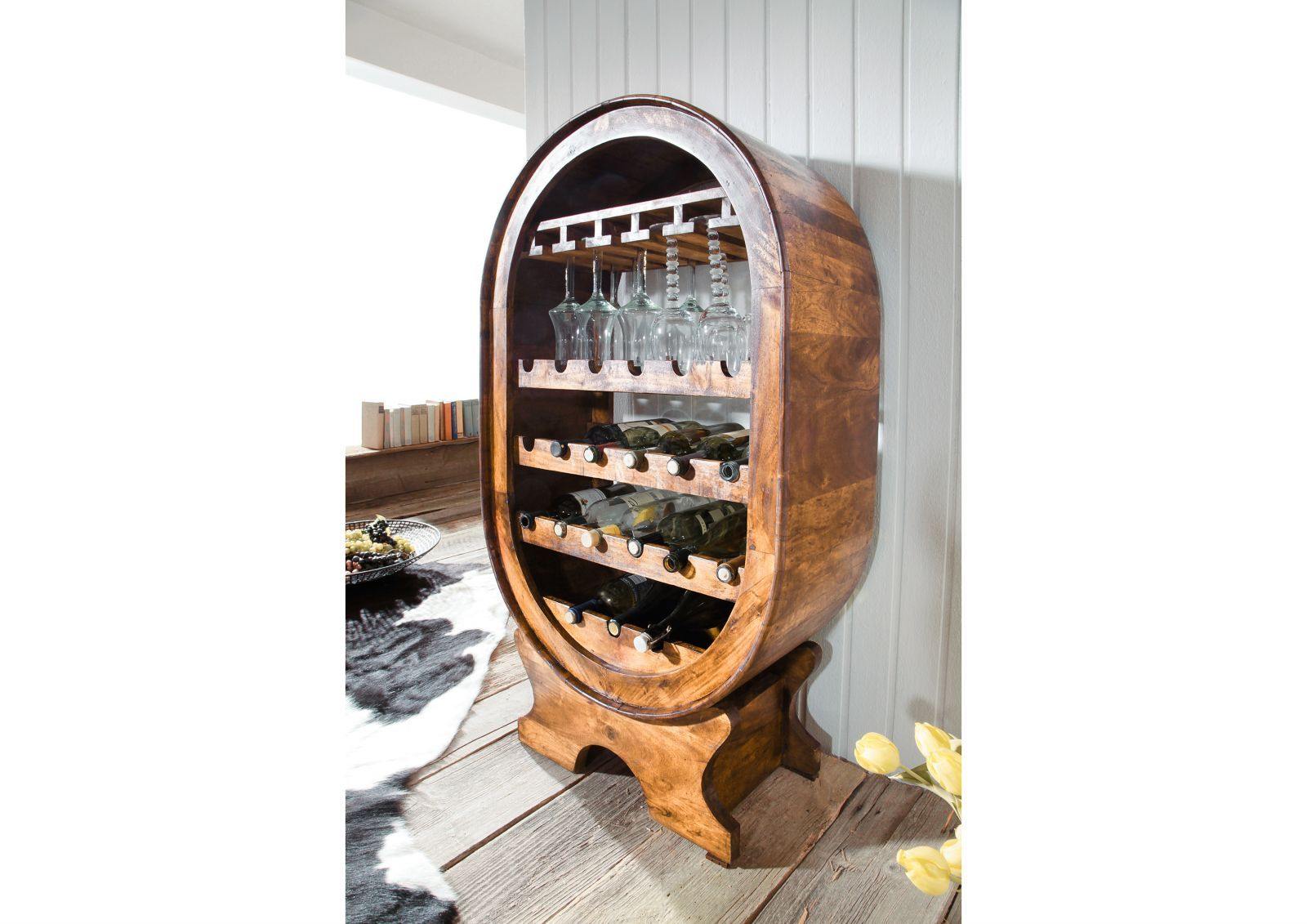 Aristocrat Acacia Antique Wine Rack #1 - Duraster