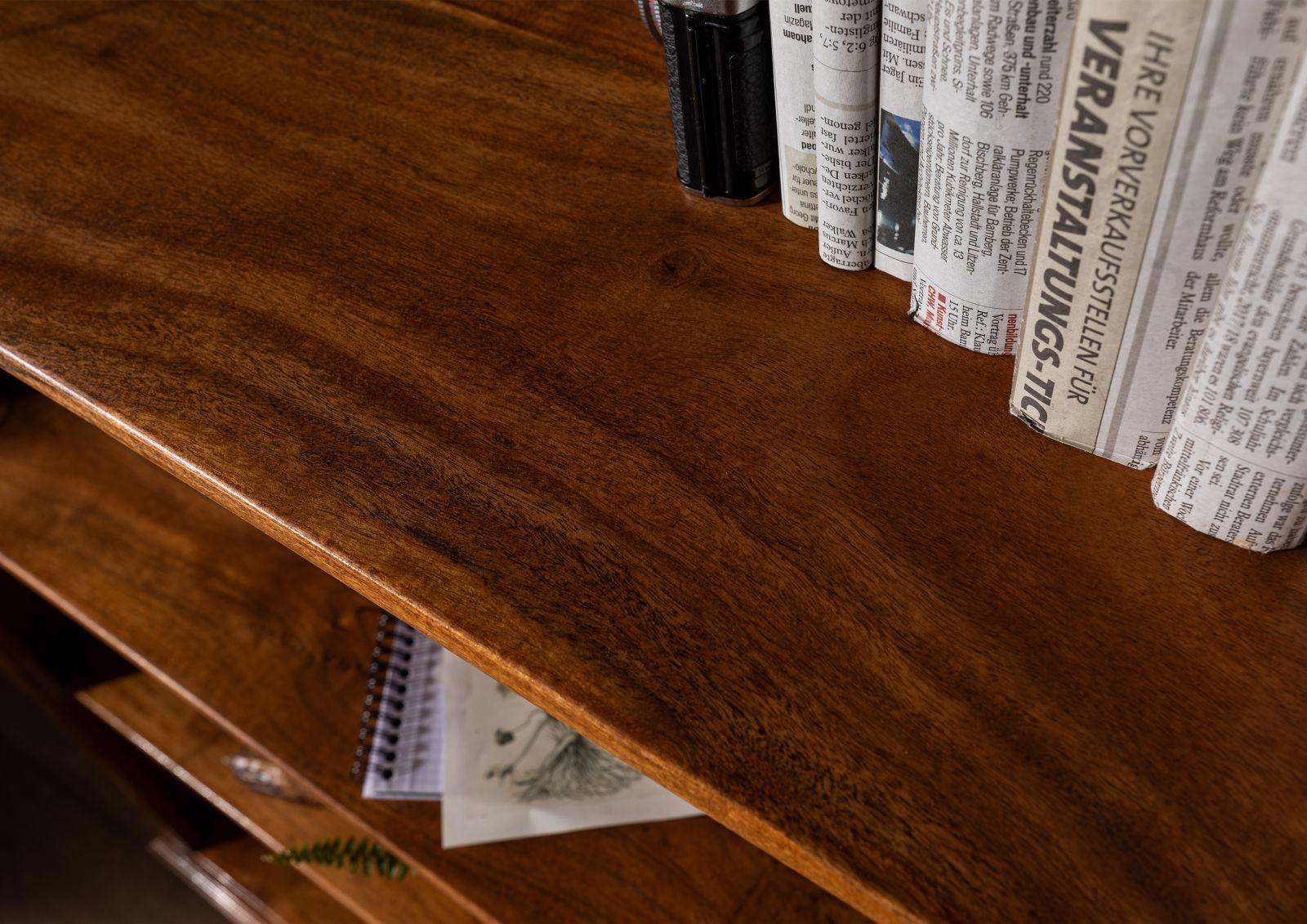 Aristocrat Acacia Colonial Wooden Bookshelf #1 - Duraster