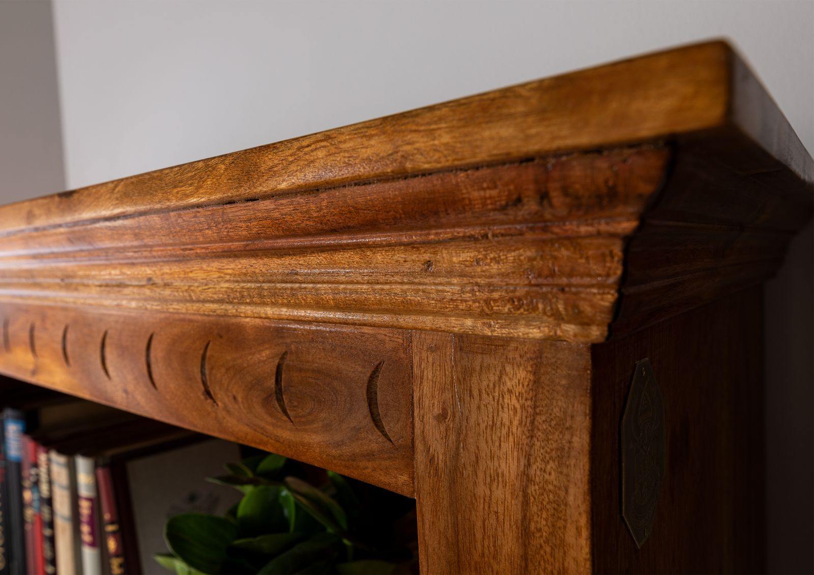 Aristocrat Acacia Colonial Wooden Bookshelf #1 - Duraster