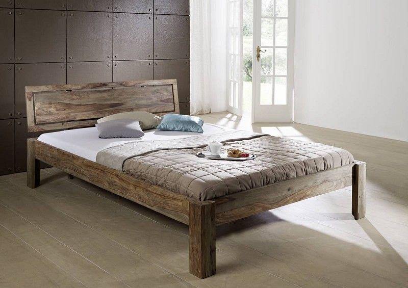 Alpaca Modern Sheesham Wood Bed #2 - Duraster