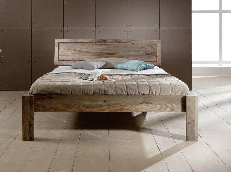 Alpaca Modern Sheesham Wood Bed #2 - Duraster