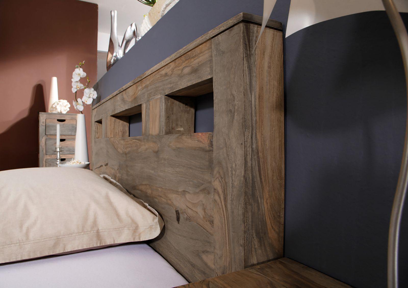 Alpaca Modern Sheesham Wood Bed #3 - Duraster