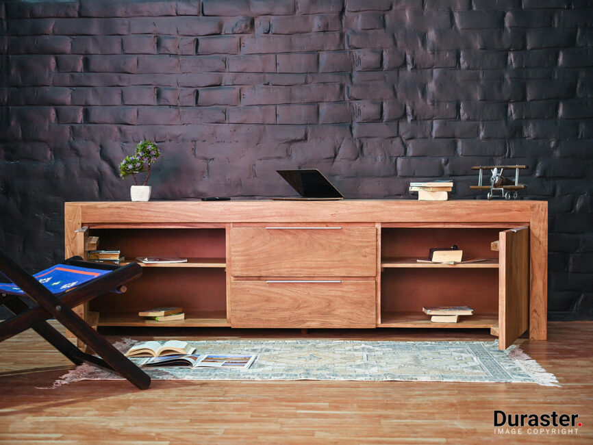 Acacia Wood TV Unit